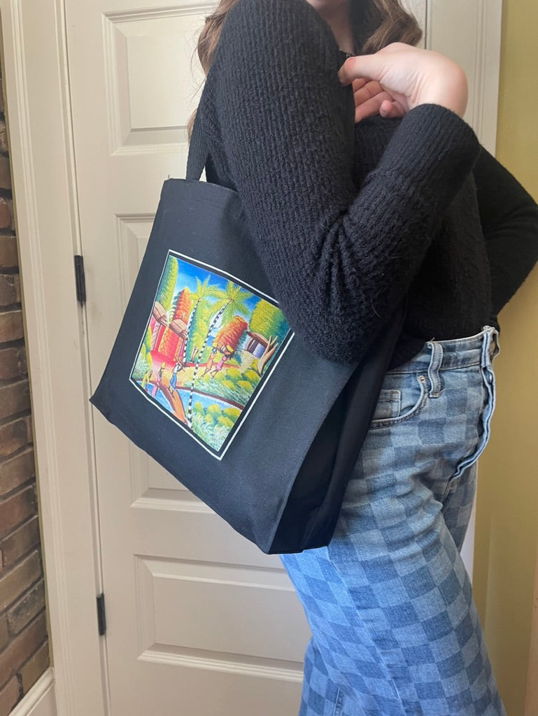 HAITIAN ROOTS TOTE BAG
