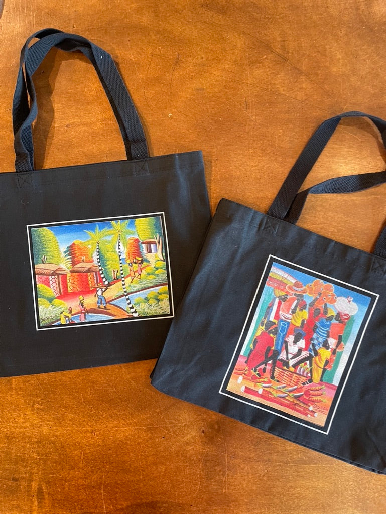 HAITIAN ROOTS TOTE BAG