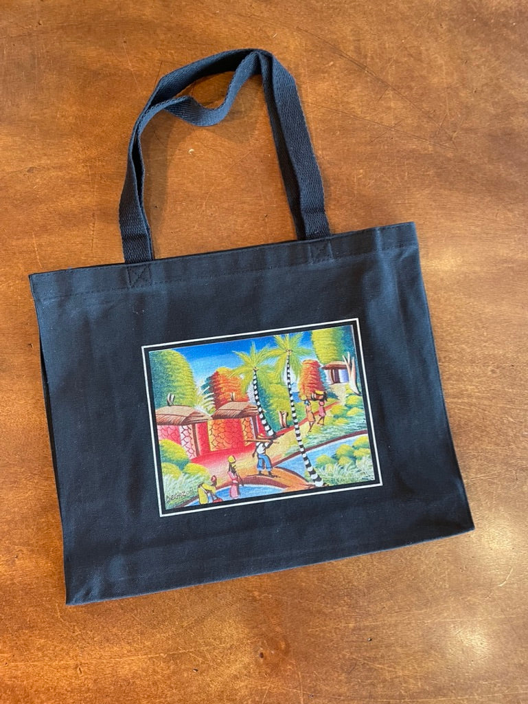 HAITIAN ROOTS TOTE BAG