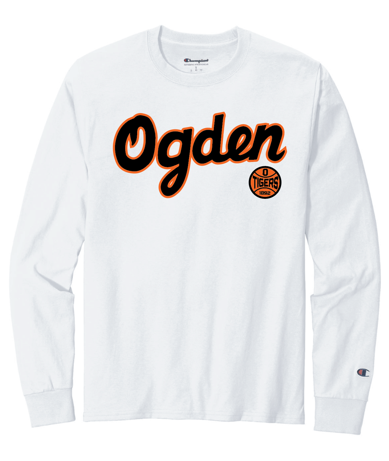 OGDEN BBALL LS SCRIPT TEE
