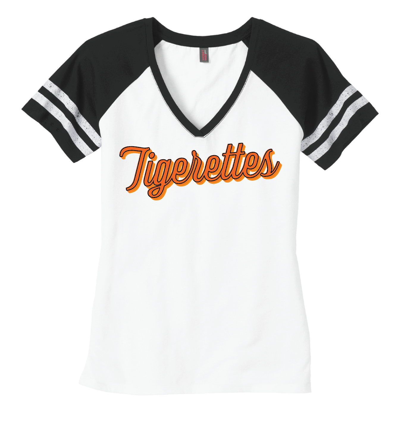 TIGERETTE "SCRIPT" VNECK