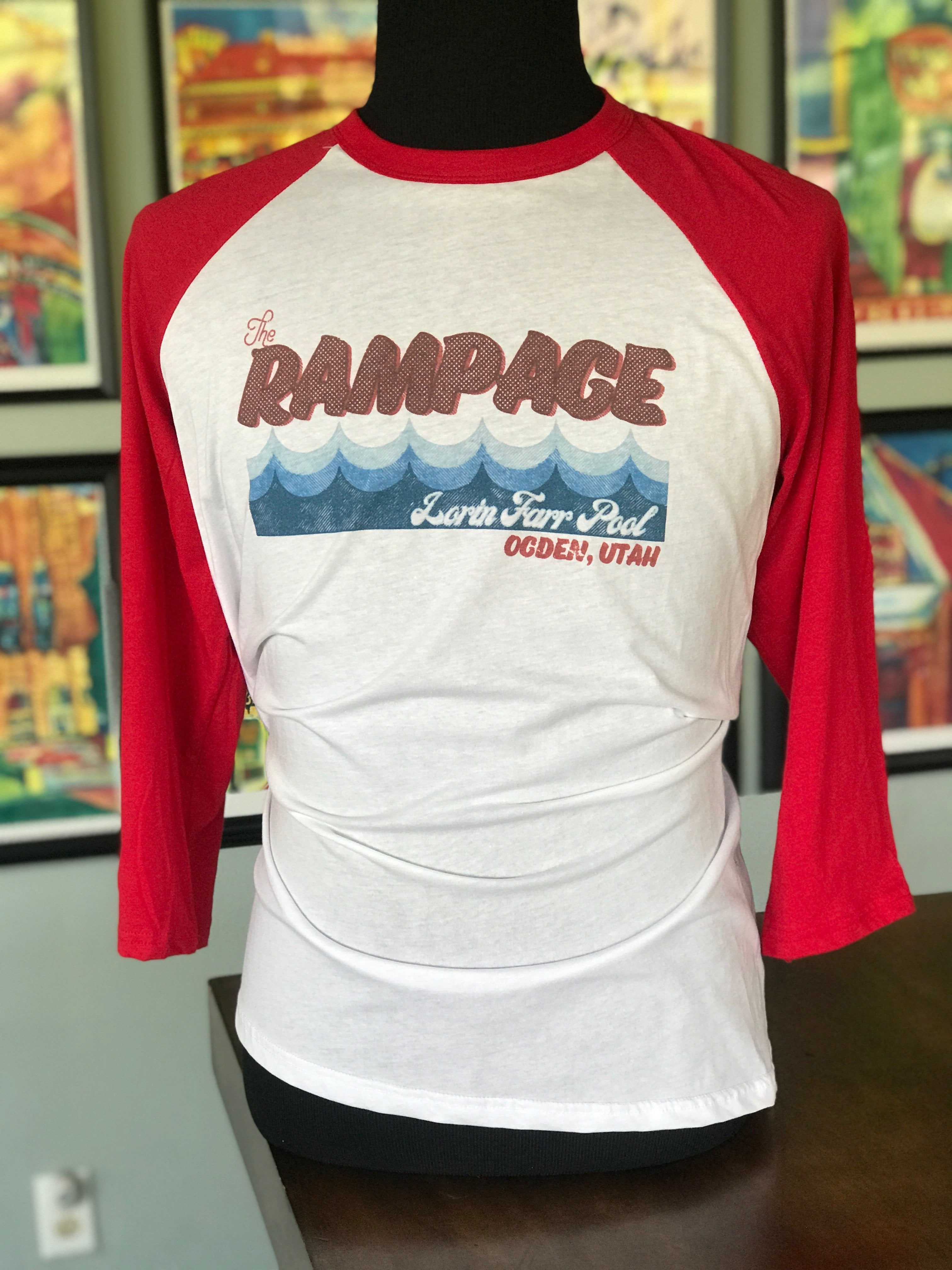 LORIN FARR "RAMPAGE" BASEBALL TEE