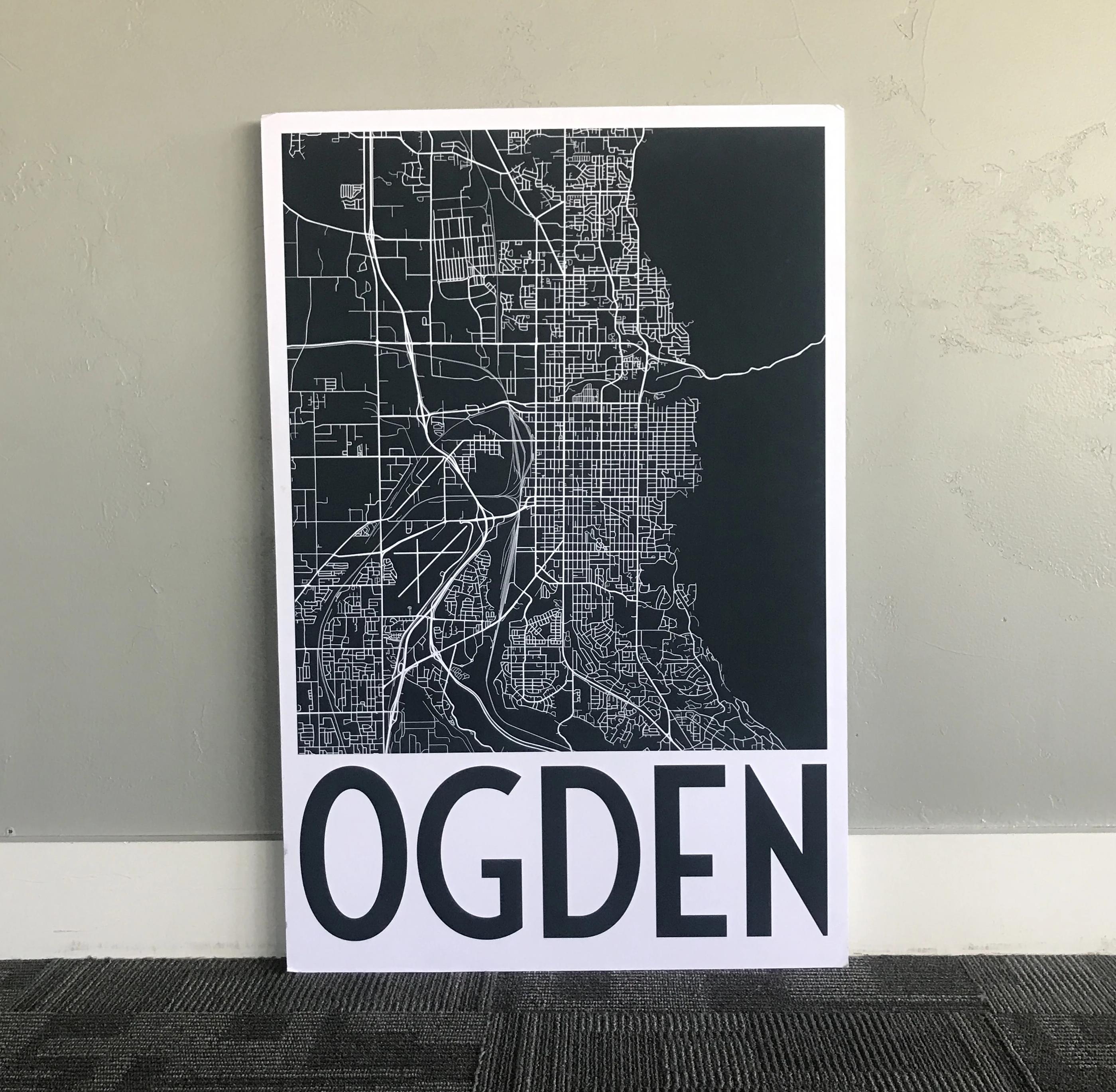 OGDEN STREET MAP PRINT