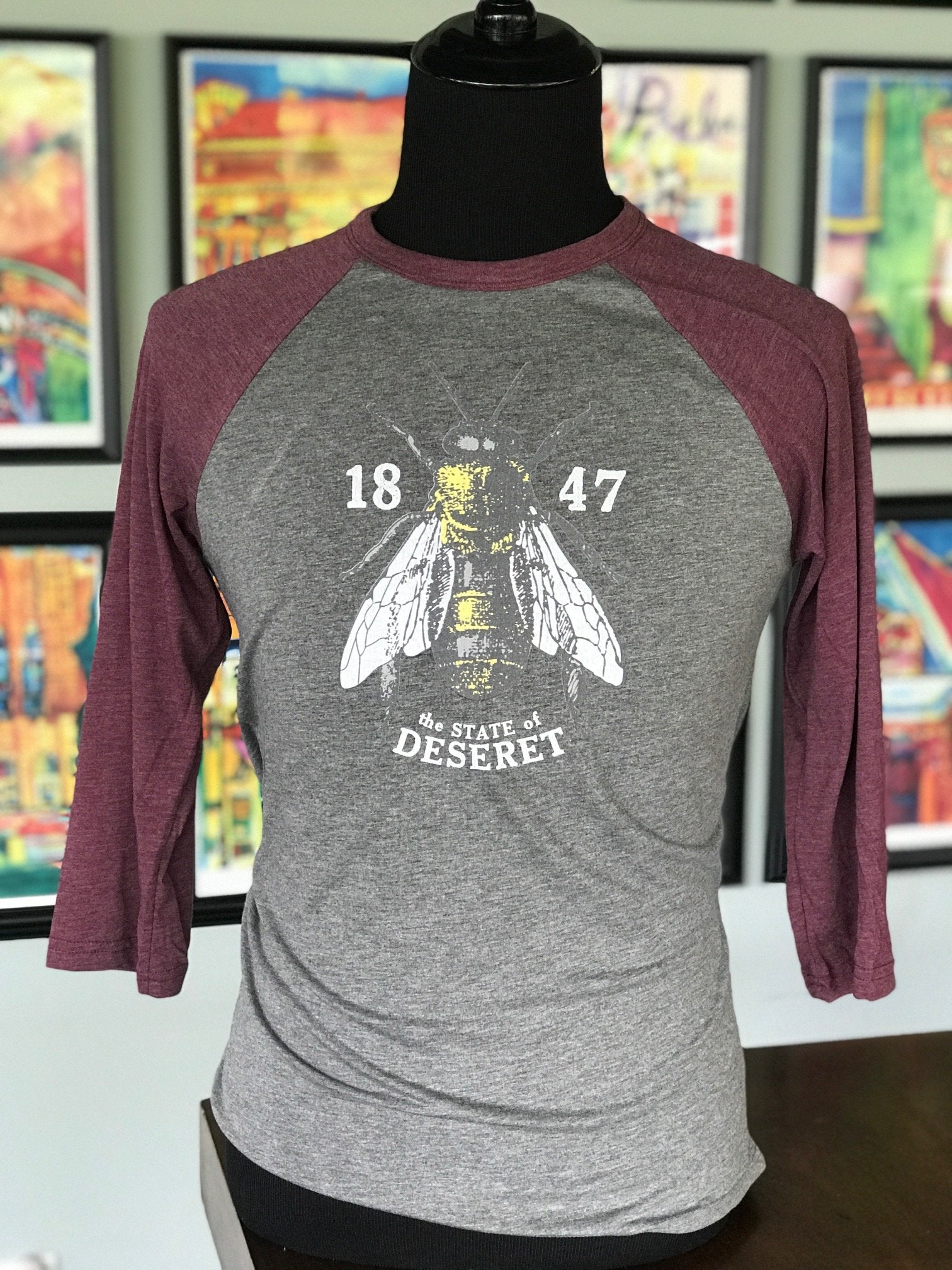 STATE OF DESERET BASEBALL TEE