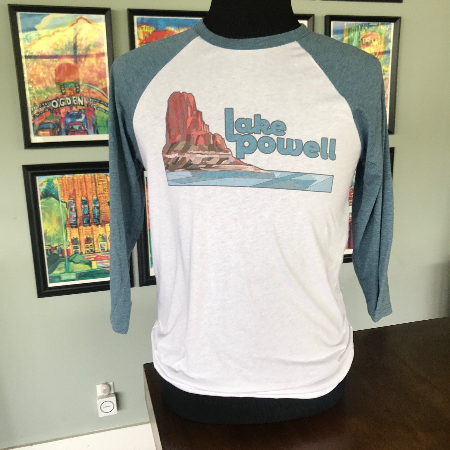 LAKE POWELL BASEBALL TEE