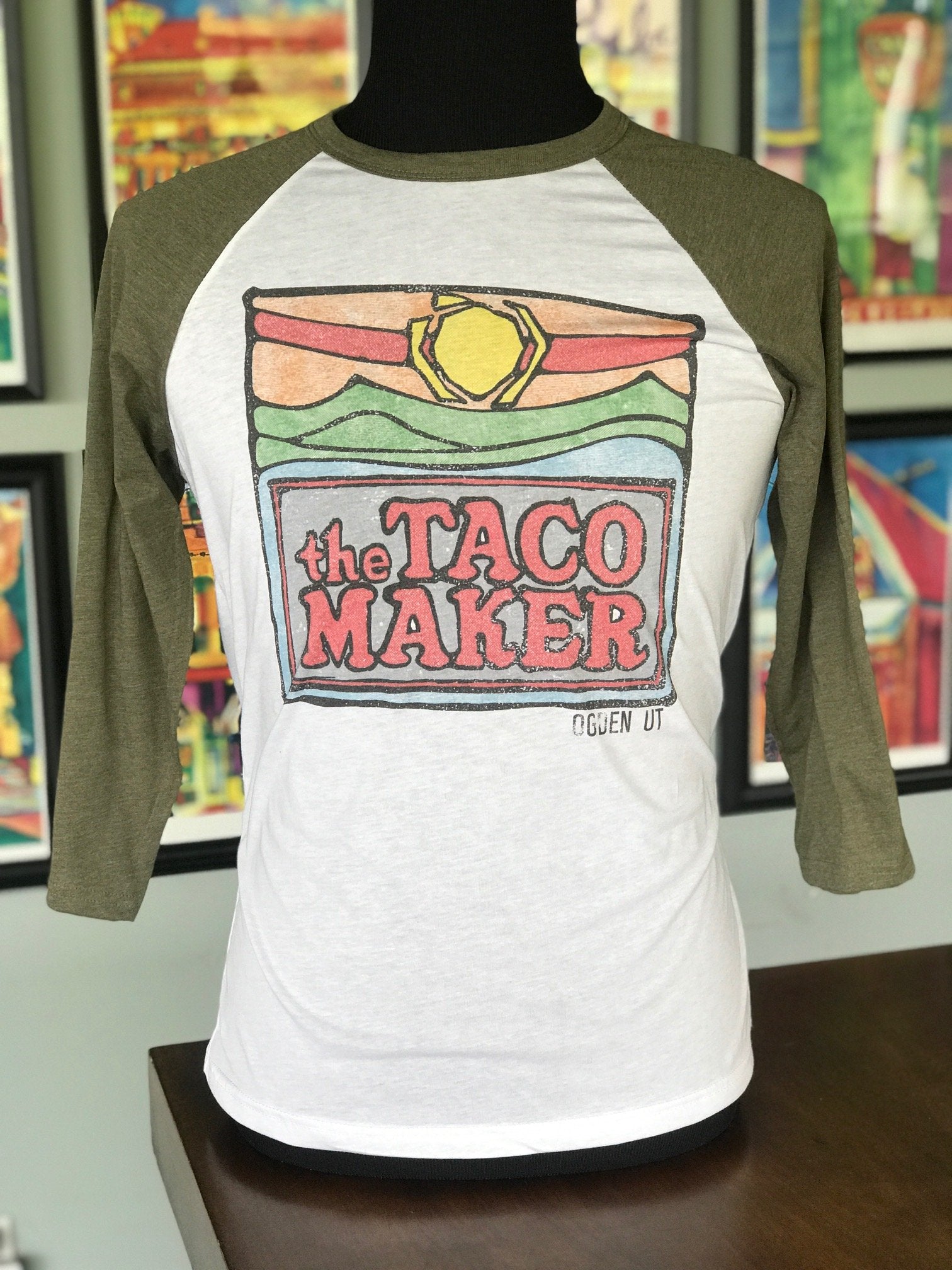 TACO MAKER BASEBALL TEE