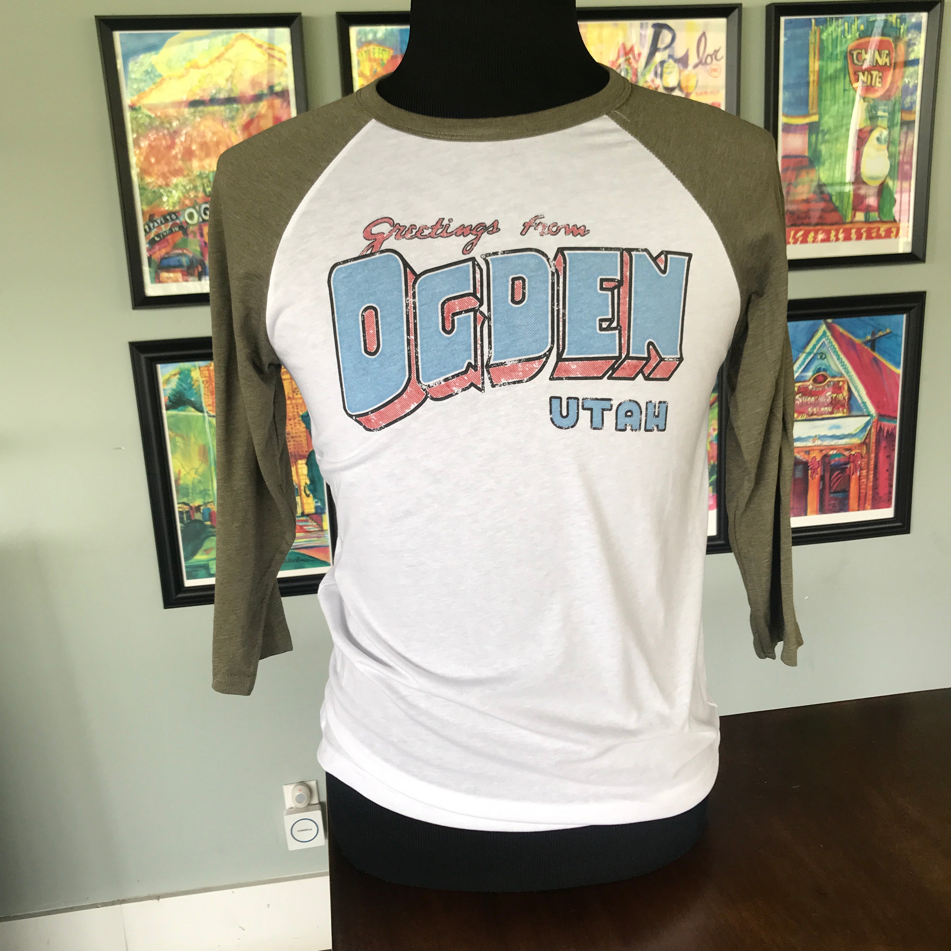 GREETINGS FROM OGDEN BASEBALL TEE