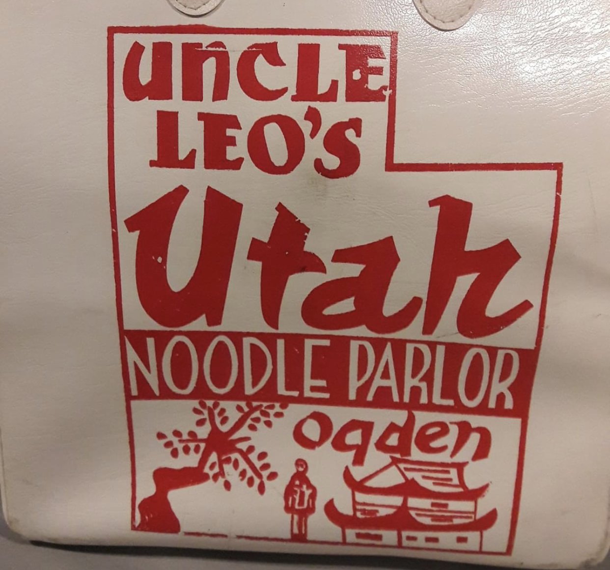 UTAH NOODLE PARLOR RED HOODIE