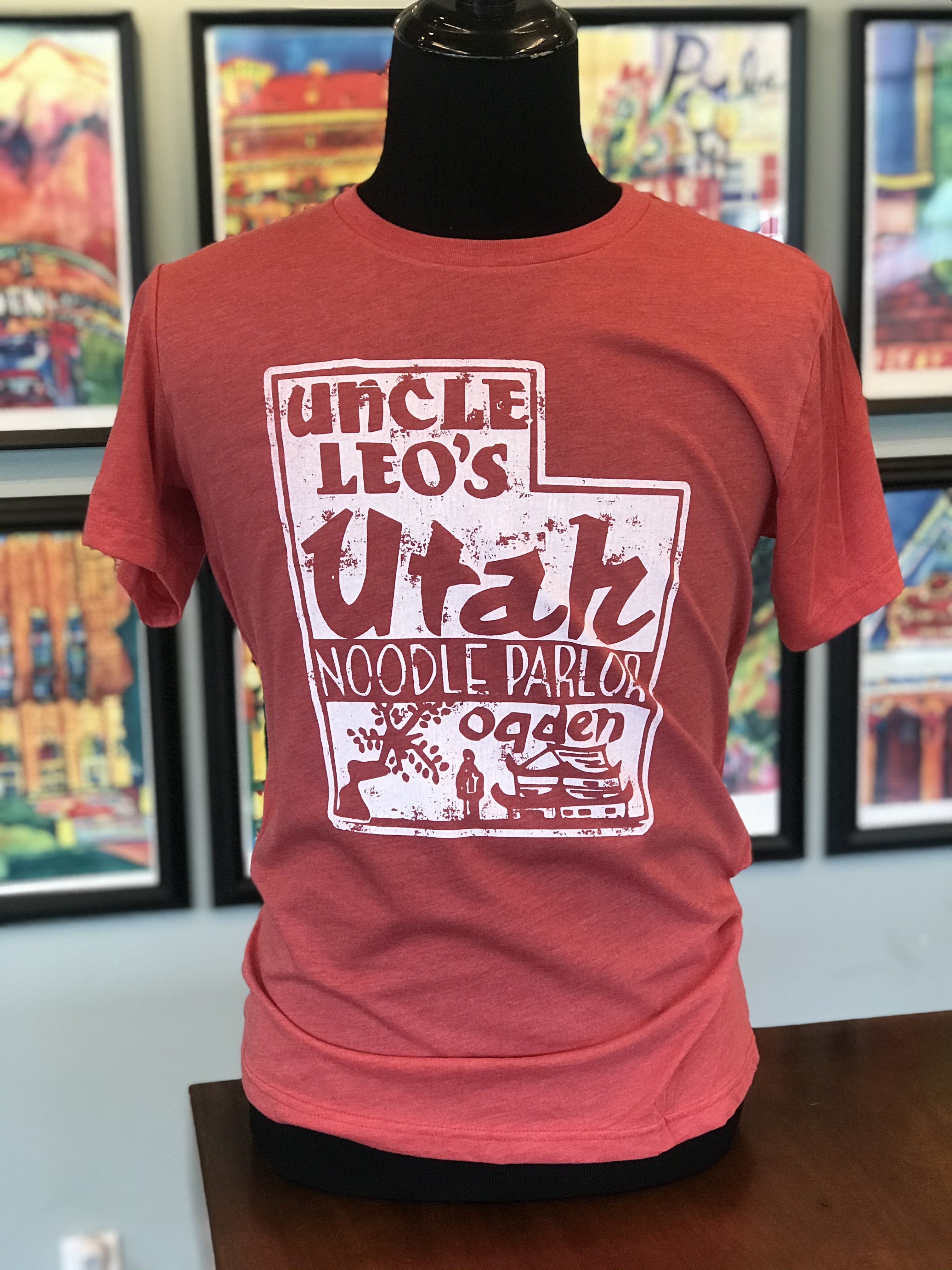 UTAH NOODLE PARLOR RED TEE