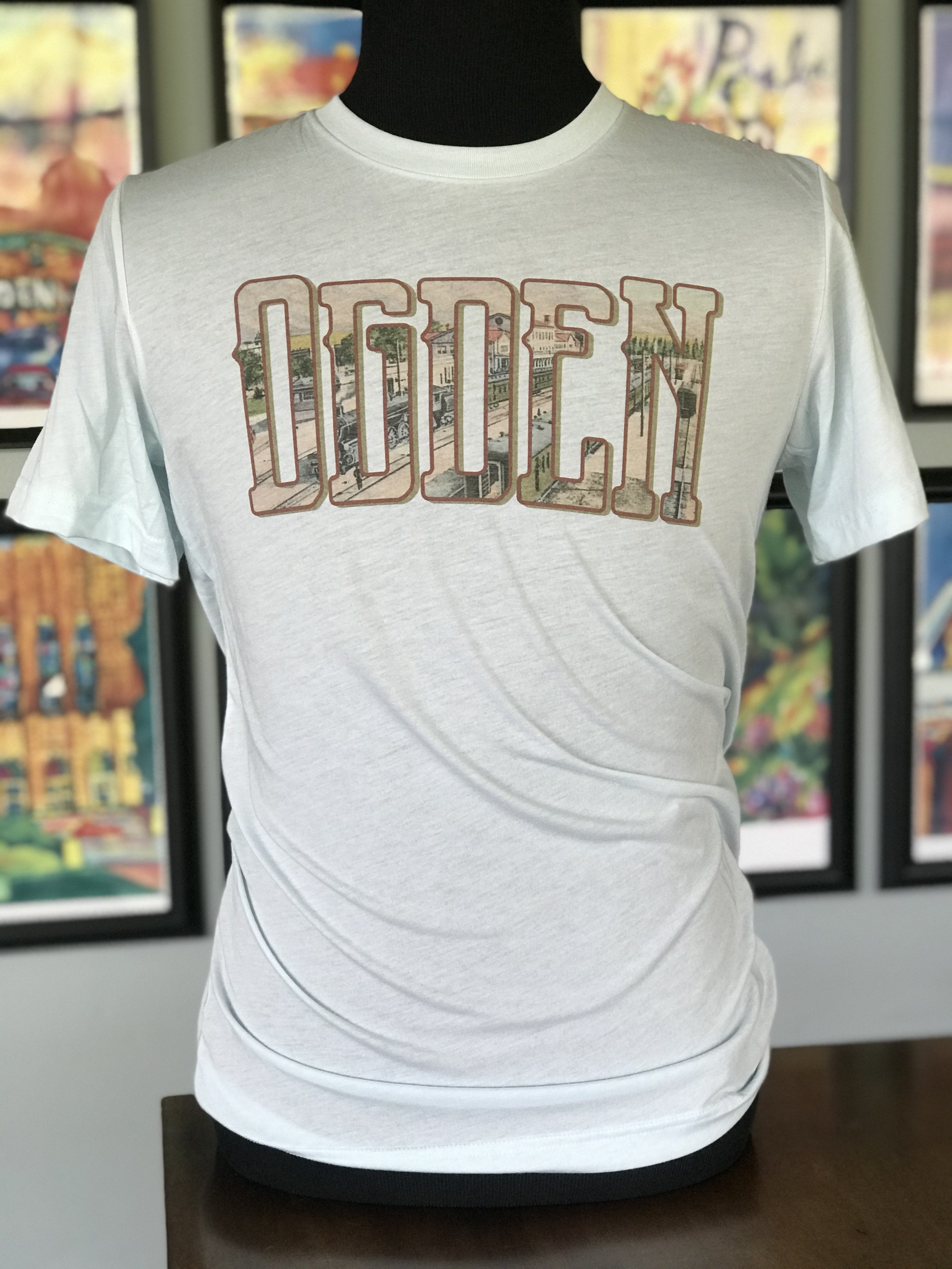 POSTCARD OGDEN UNION DEPOT TEE