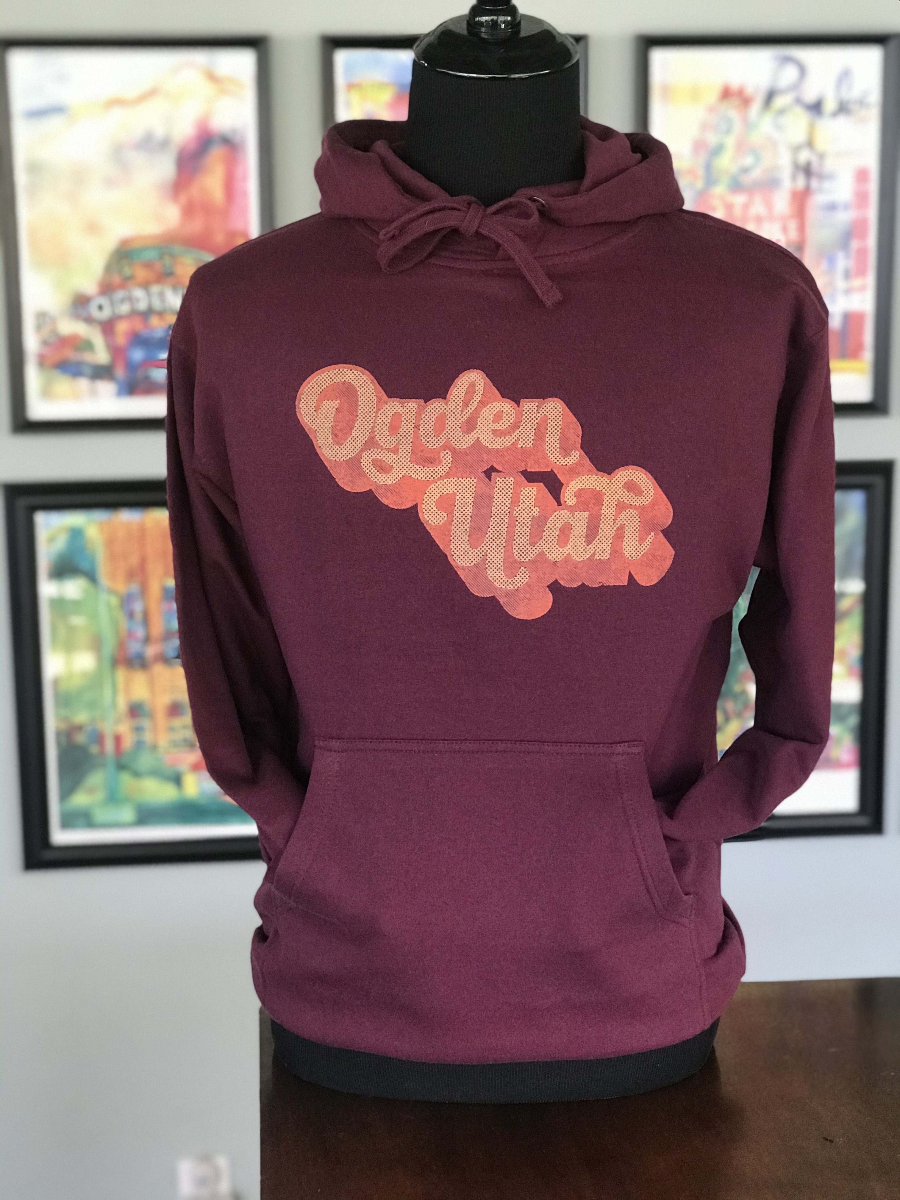 OGDEN UTAH SCRIPT HOODIE