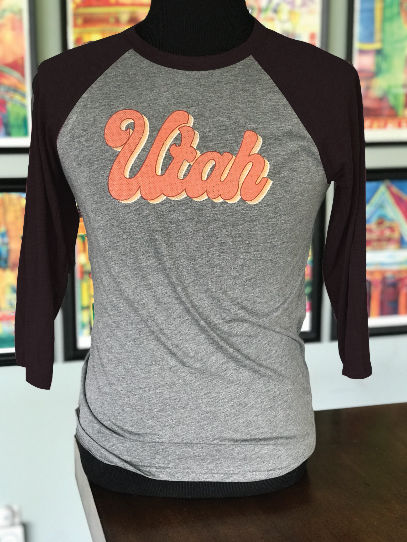 UTAH SOUTH BASEBALL TEE