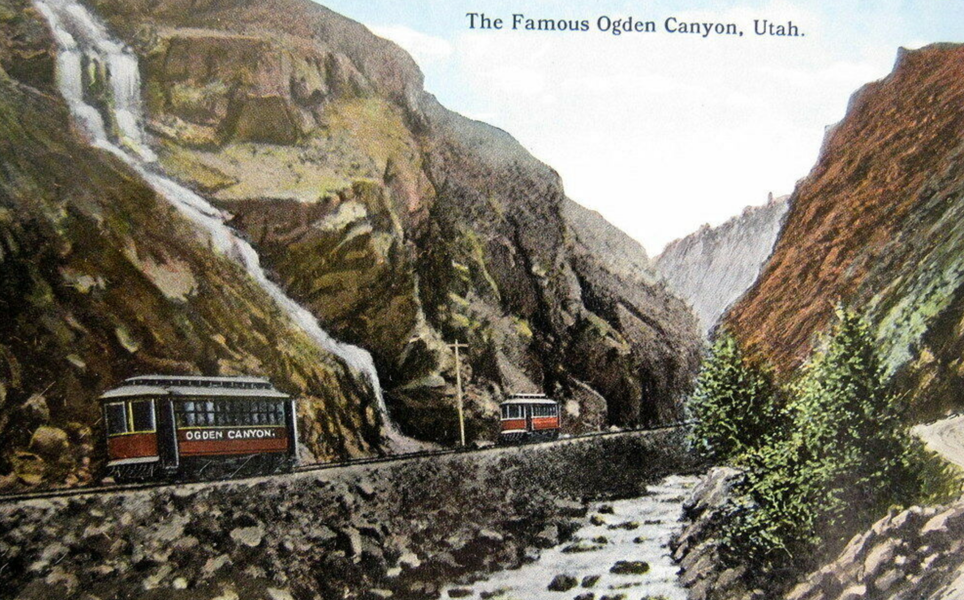 POSTCARD OGDEN CANYON CREW