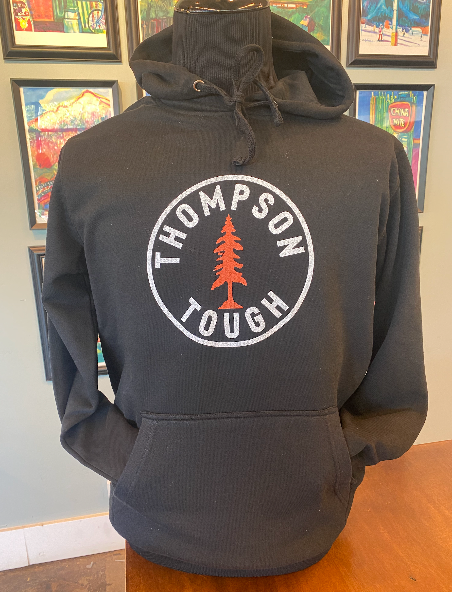 THOMPSON TOUGH "ORANGE PINE" HOODIE