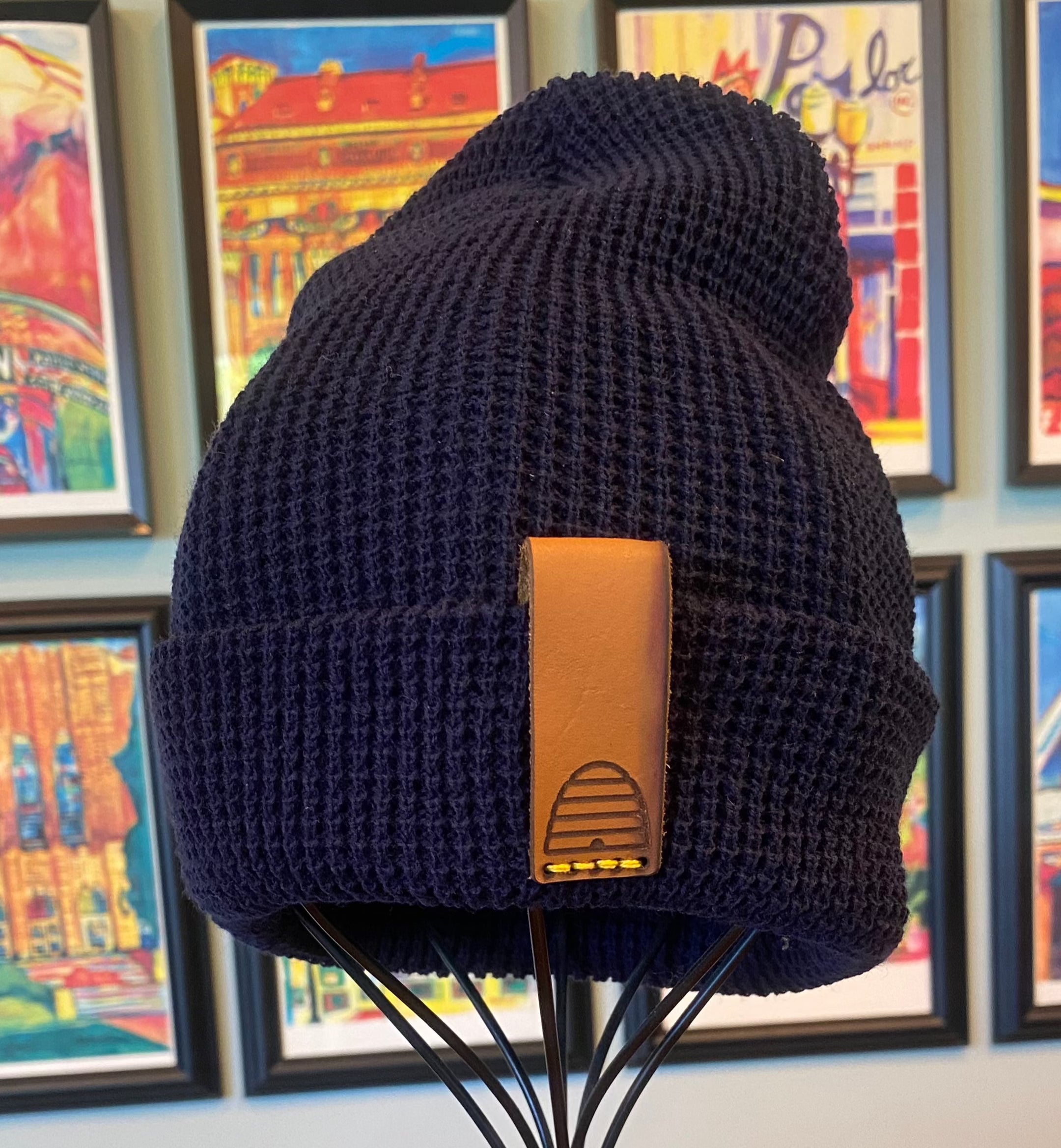 UTAH PATCH WAFFLE BEANIE