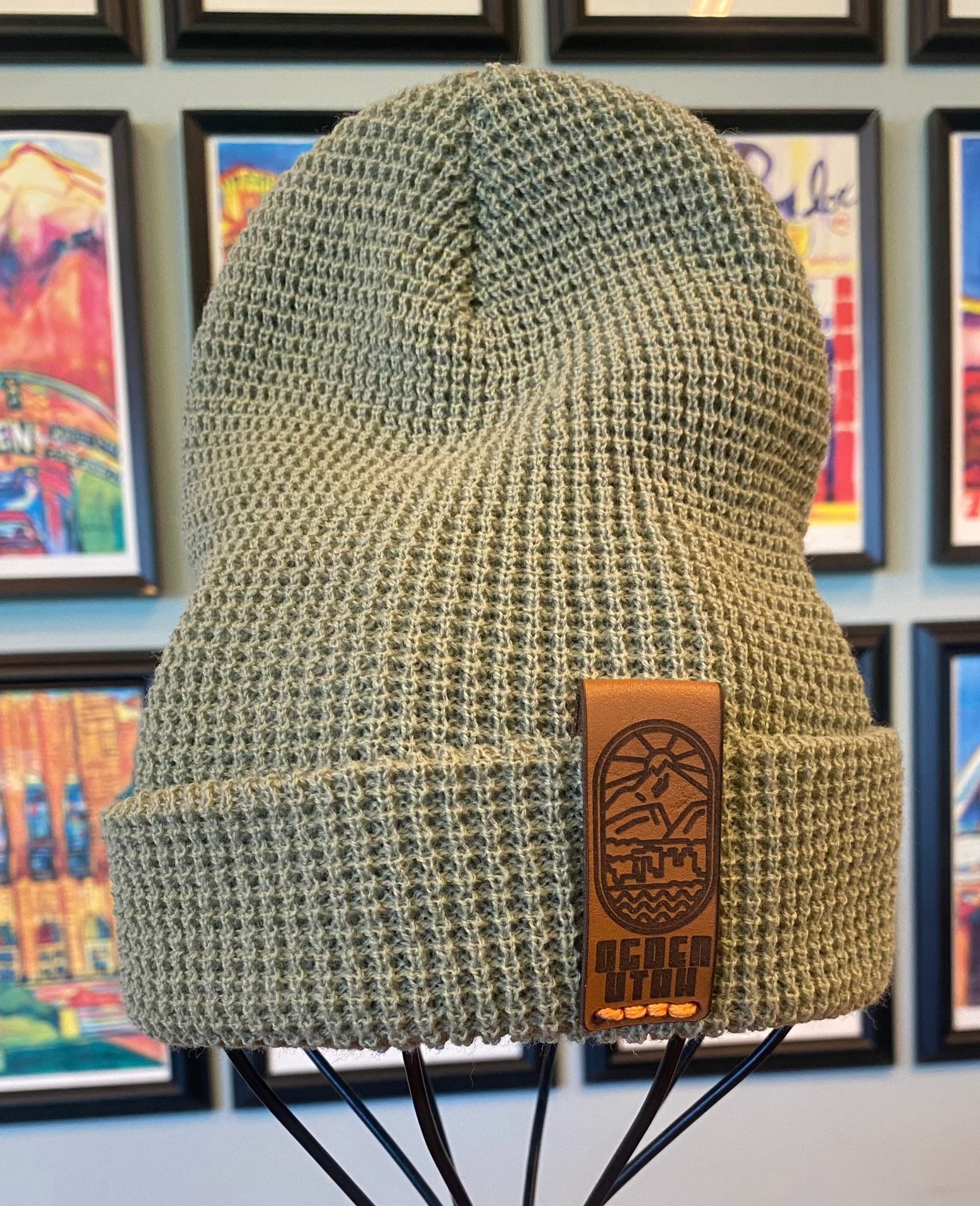 OGDEN PATCH WAFFLE BEANIE