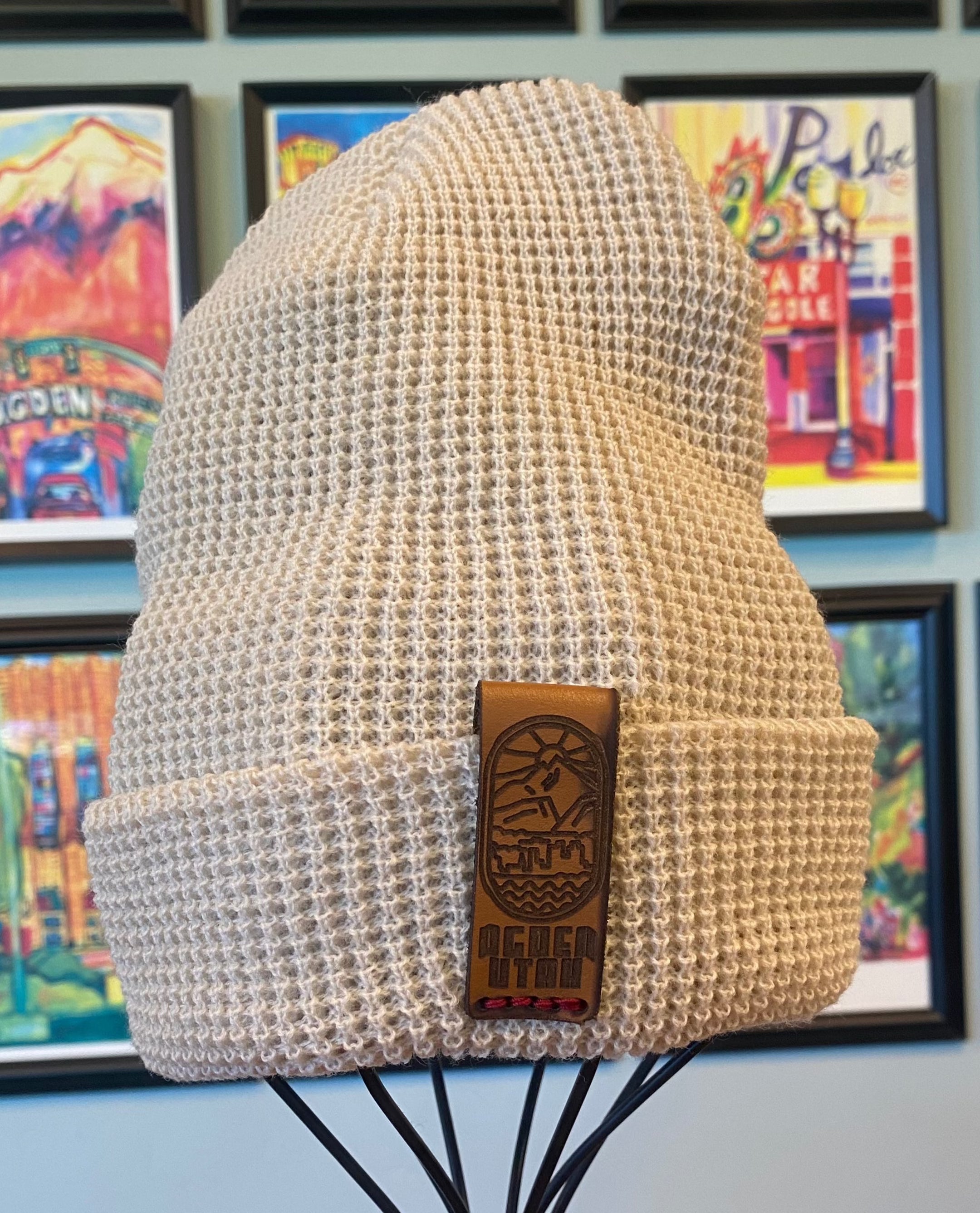 OGDEN PATCH WAFFLE BEANIE