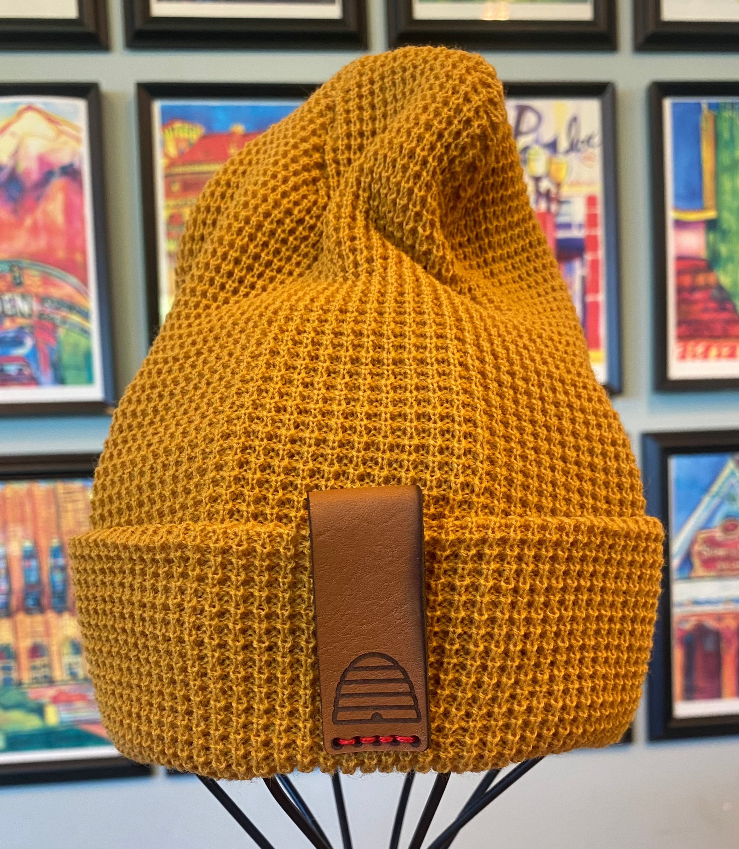 UTAH PATCH WAFFLE BEANIE