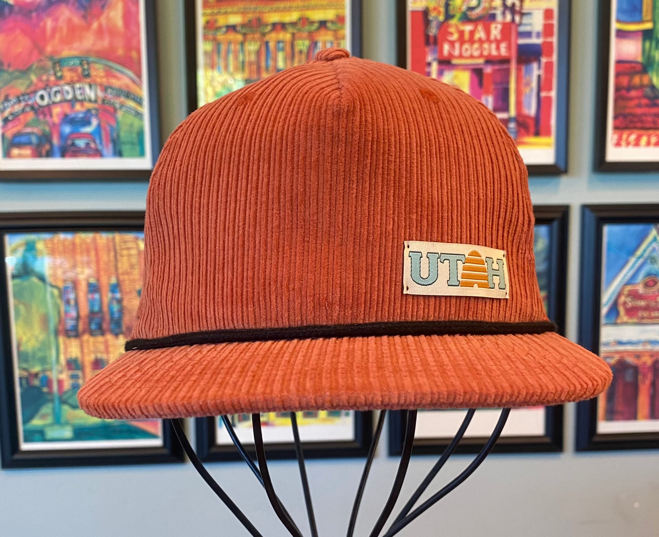 UTAH TAG CORDUROY HAT