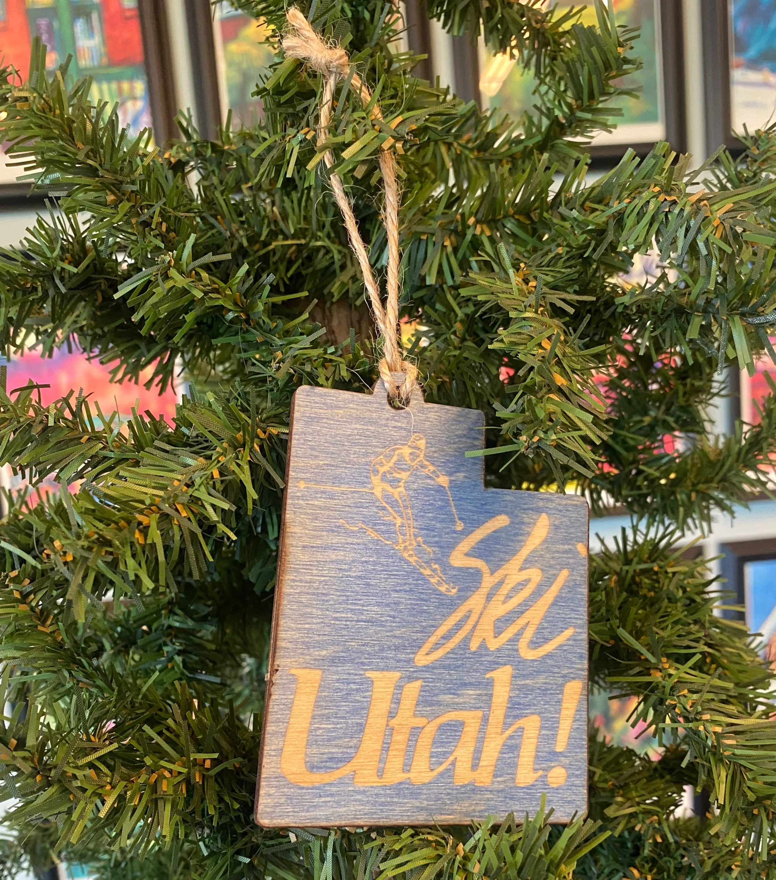 SKI UTAH ORNAMENT