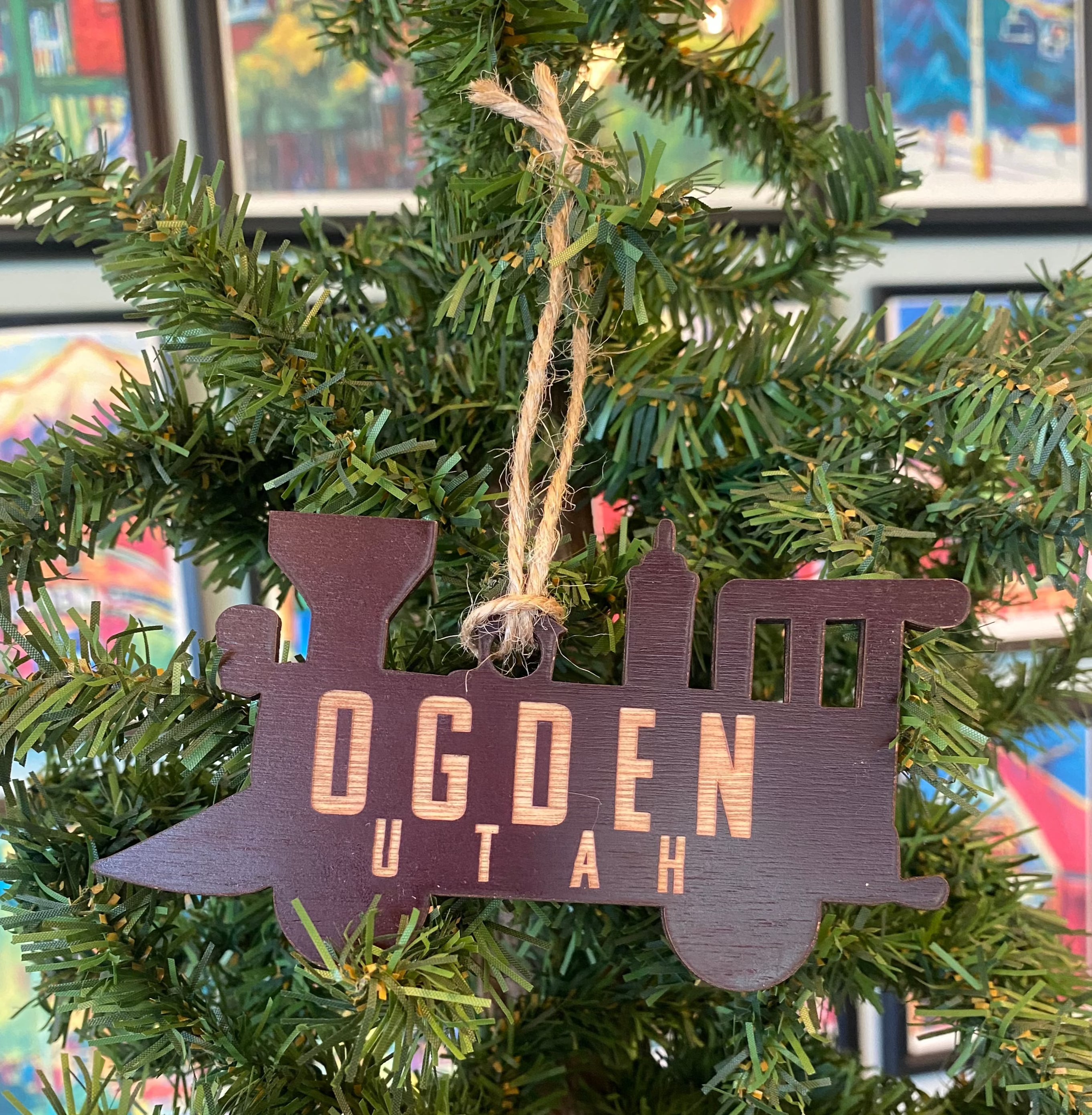 OGDEN TRAIN ORNAMENT