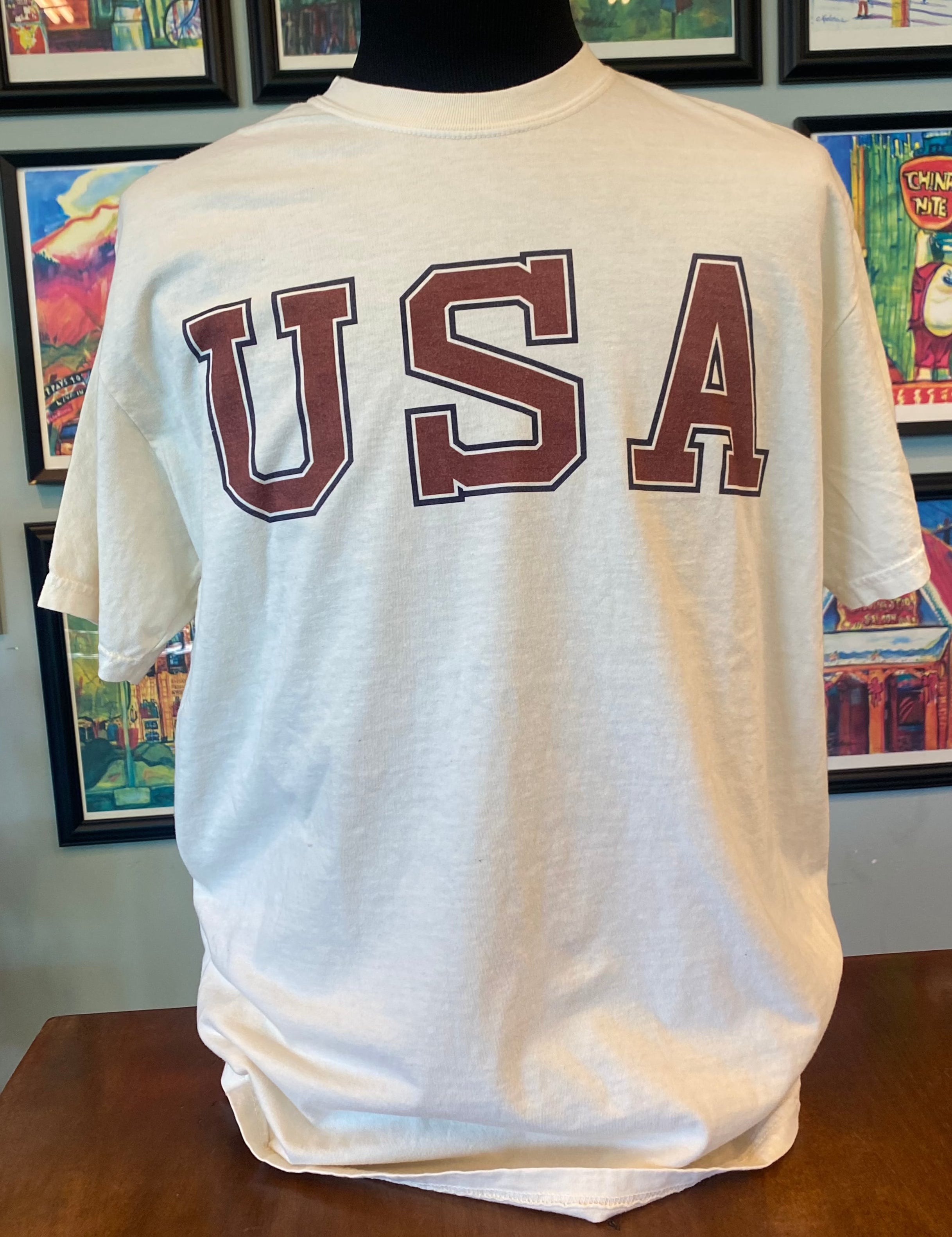 USA NATURAL TEE