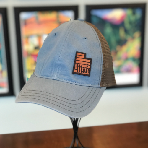 Utah Leather Patch Hat