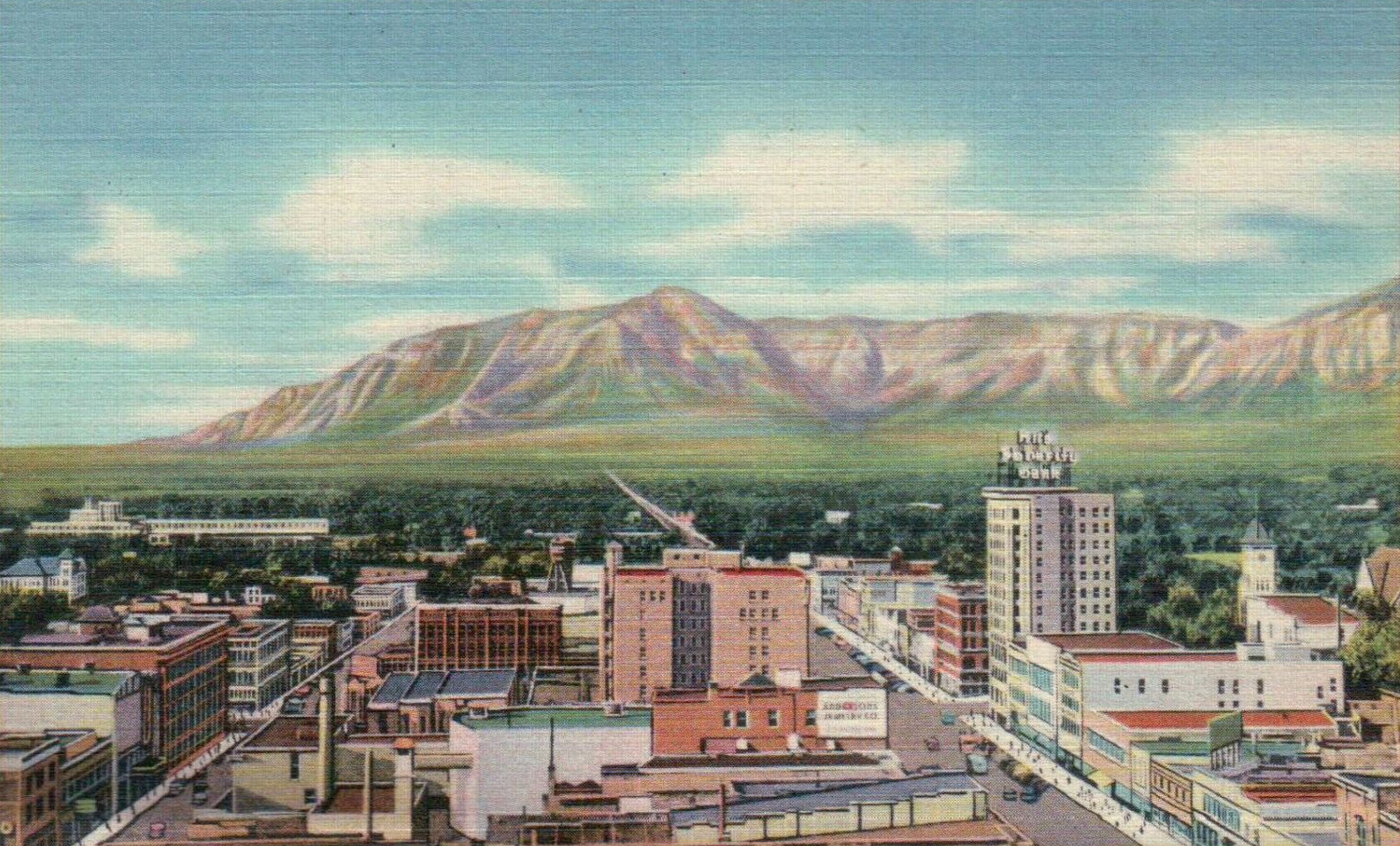 POSTCARD OGDEN "BEN LOMOND PEAK" TEE