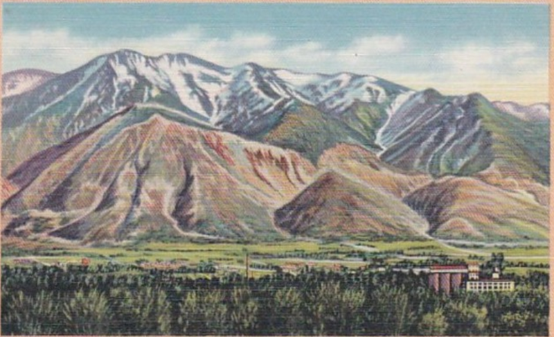 Postcard Ogden Mt Ogden View Tee