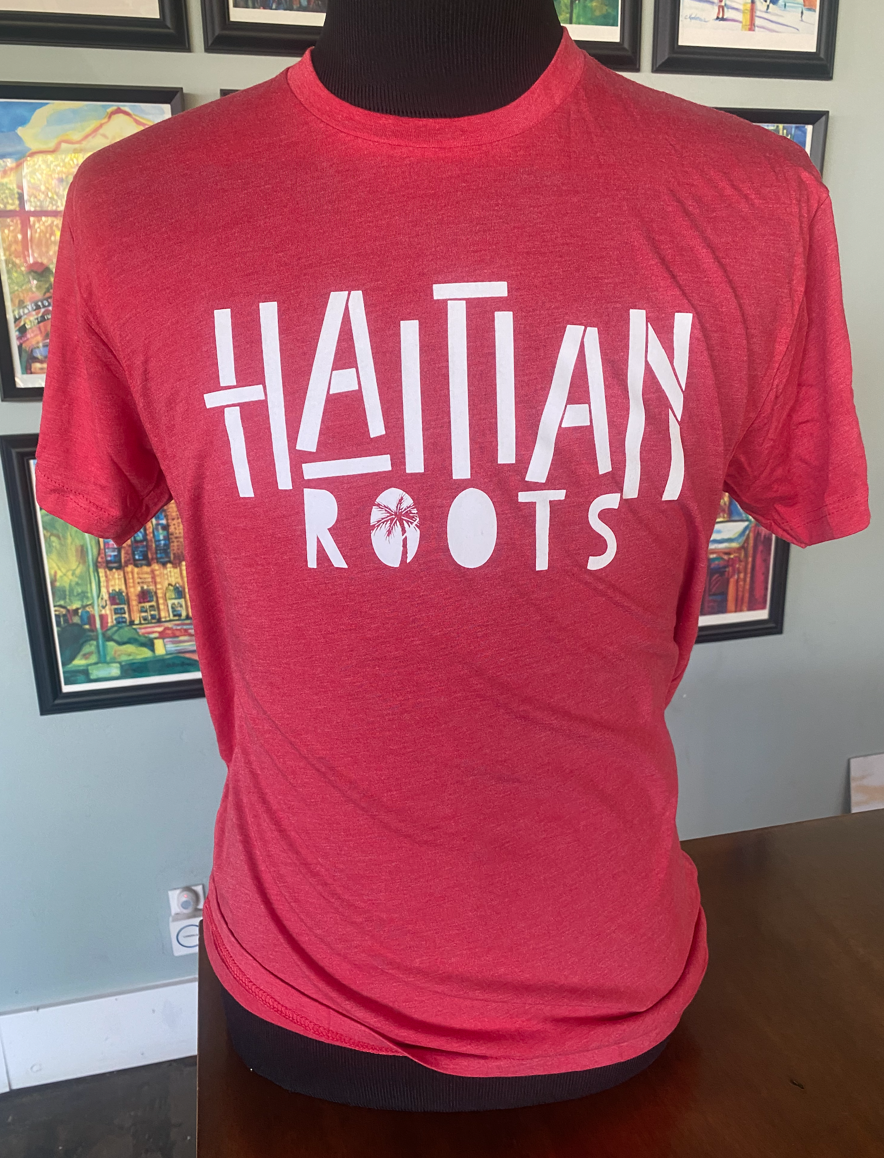 HAITIAN ROOTS RED TEE